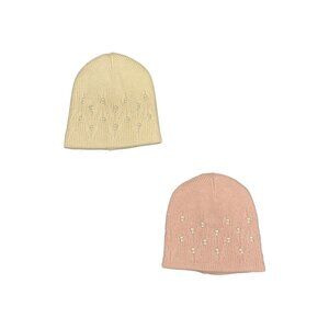 Pearl Knit Winter Beanie | Chic & Cozy Cold Weather Hat NW0T - OS